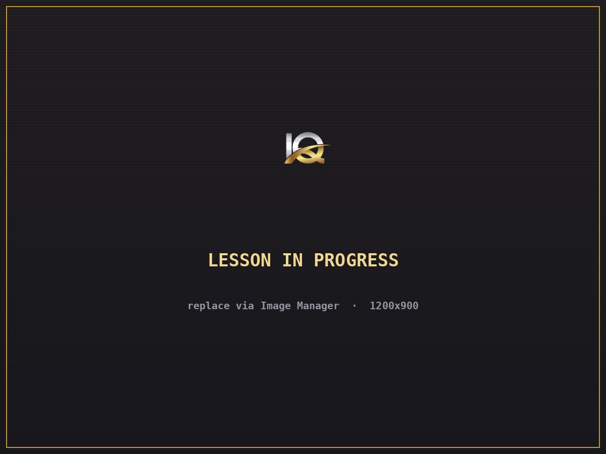 A lesson in progress at IQ Music School